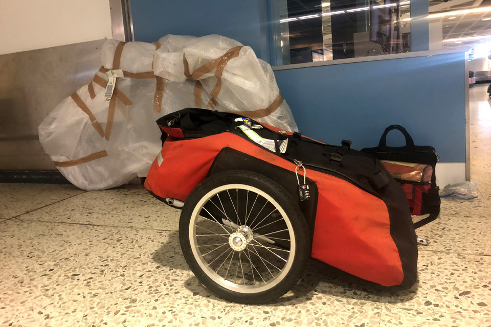 Flying with a Bike Trailer-image