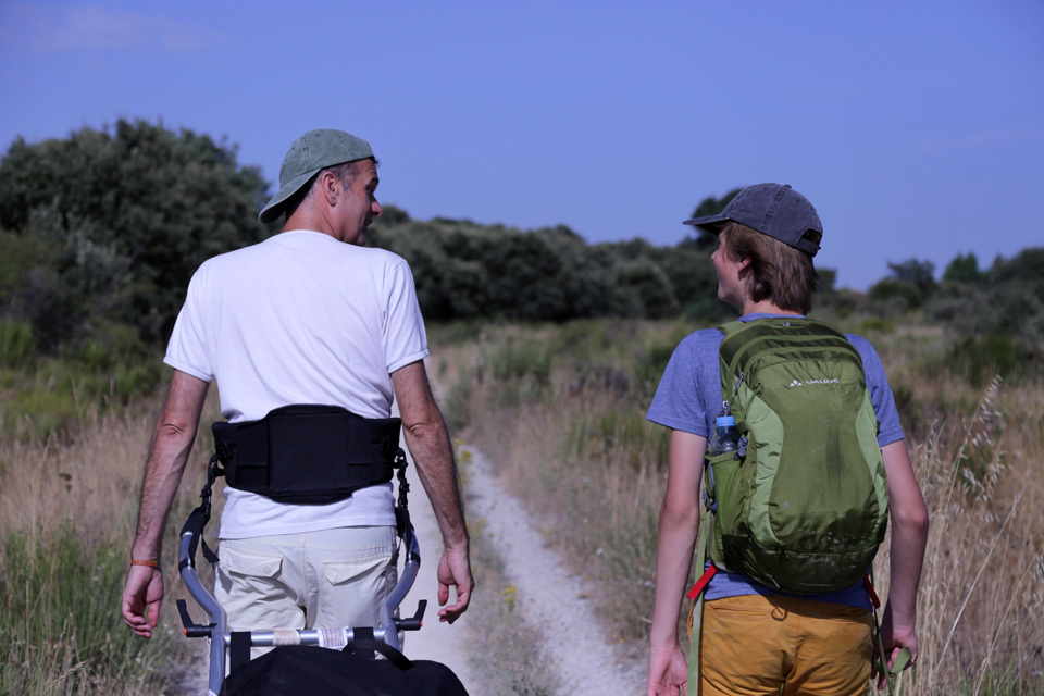 Father and Son Walk the Camino-image