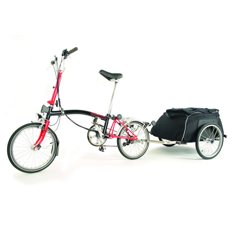 20044 Cyclone4 Chubby Bicycletrailer Attached