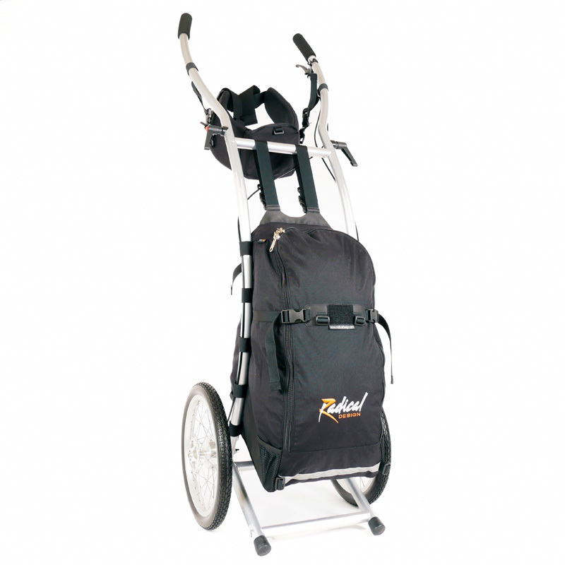 Wheelie V Traveller HD walking trailer braked