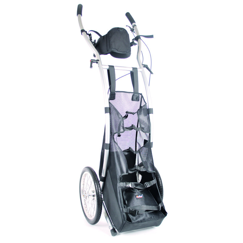 Wheelie V Cargo walking trailer braked