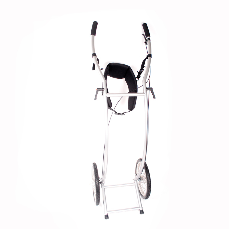 Wheelie V Skeleton walking trailer braked