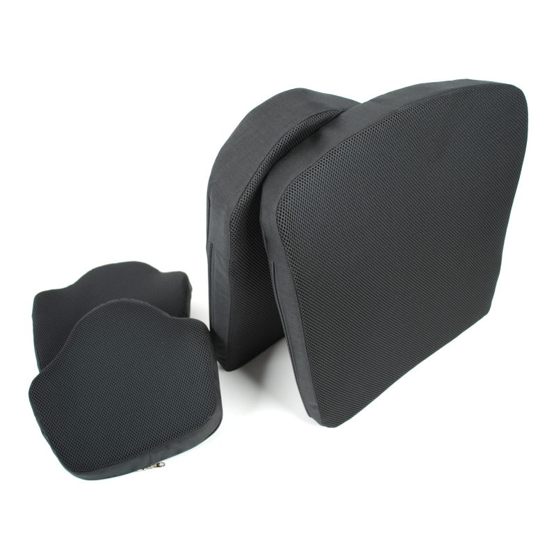 Curved wheelchair back rest